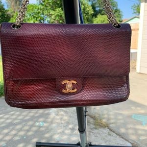 Chanel wine colored hand/shoulder bag